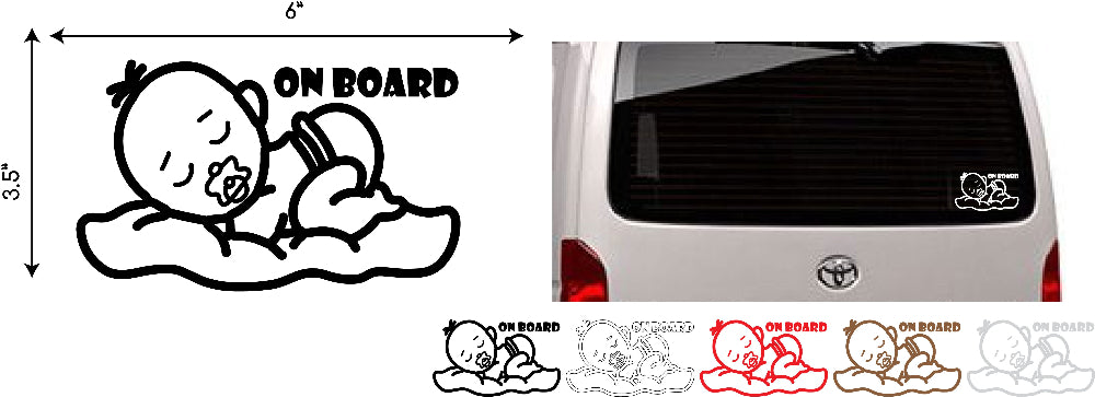3.5" x 6" vinyl sticker