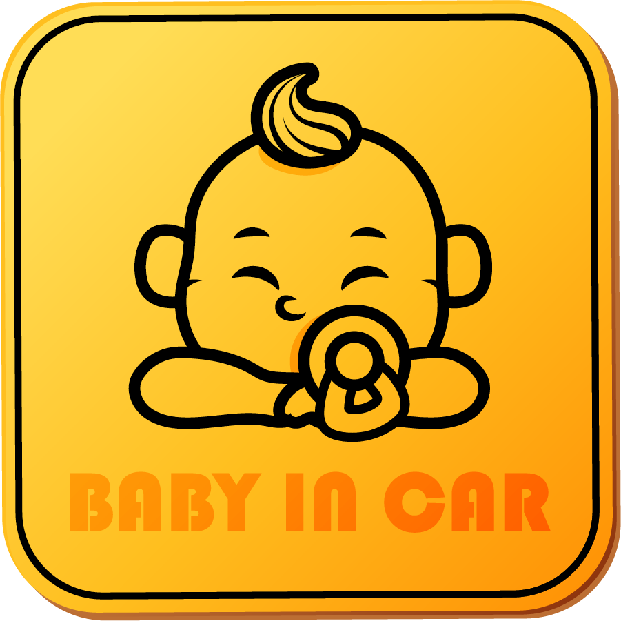 Baby In Car - 6" x 6" x 1pc